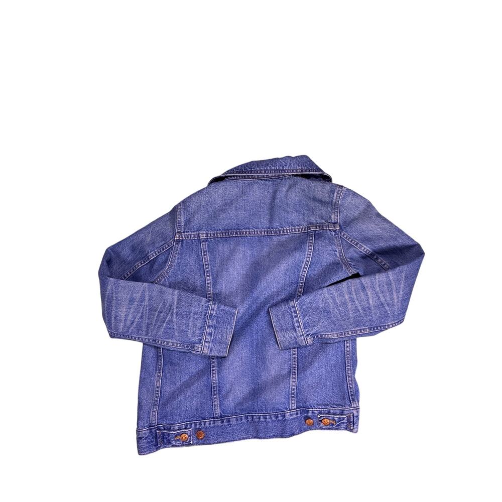Madewell Denim Jean Jacket Womens XS Minimalist Western Preppy Classic Blue - Picture 2 of 4